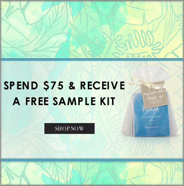 SPEND $75 & RECEIVE A FREE SAMPLE KIT