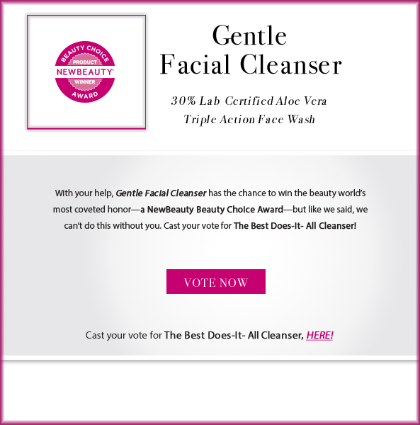 Key West Aloe Vote with NewBeauty Awards