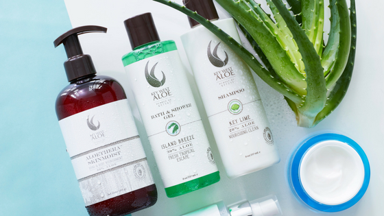 Bath & body products sold my key west aloe