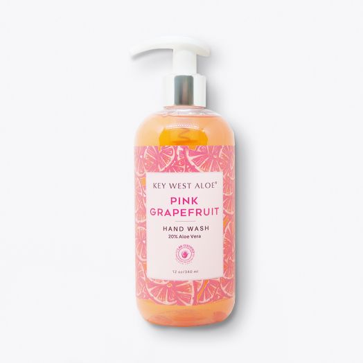 Pink Grapefruit Hand Wash, Made with 20% Lab Certified Aloe Vera
