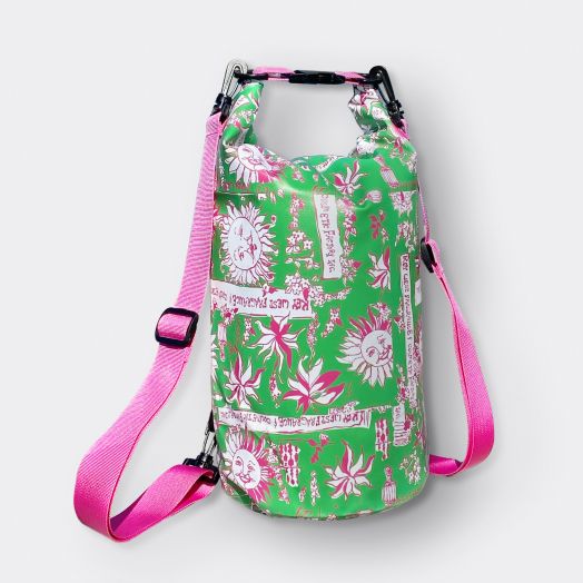 Pink & Green Holiday Dry Bag