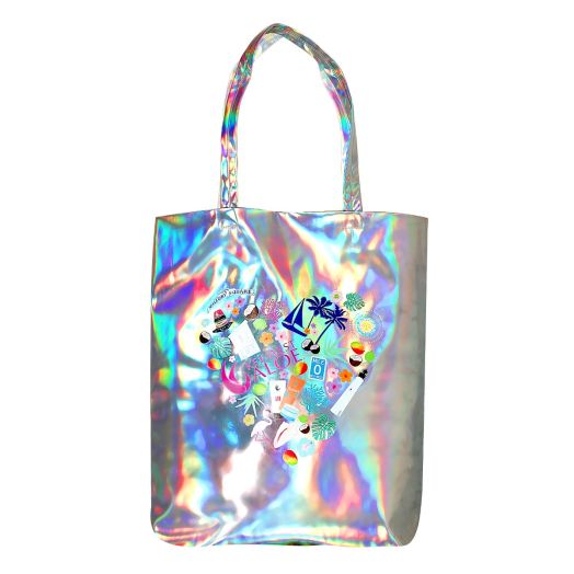 Holographic Shoulder Tote Holiday 2021