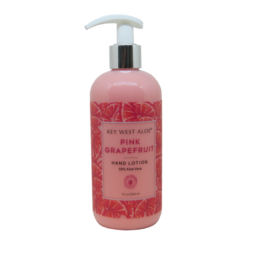Pink Grapefruit Hand Lotion, made with 50% Lab Certified Aloe Vera