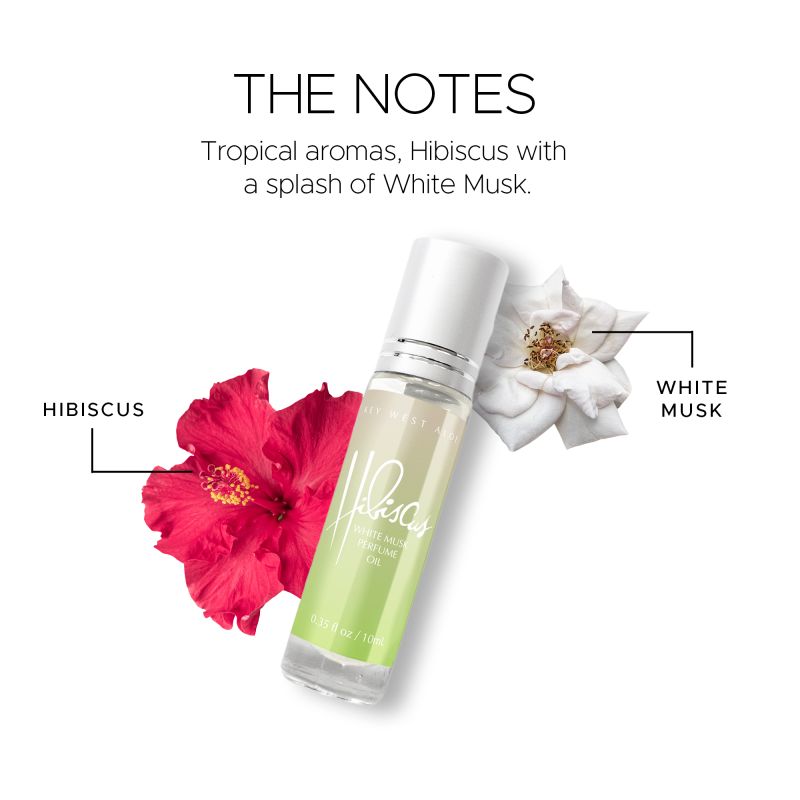 Key West Aloe's Hibiscus White Musk Perfume Oil