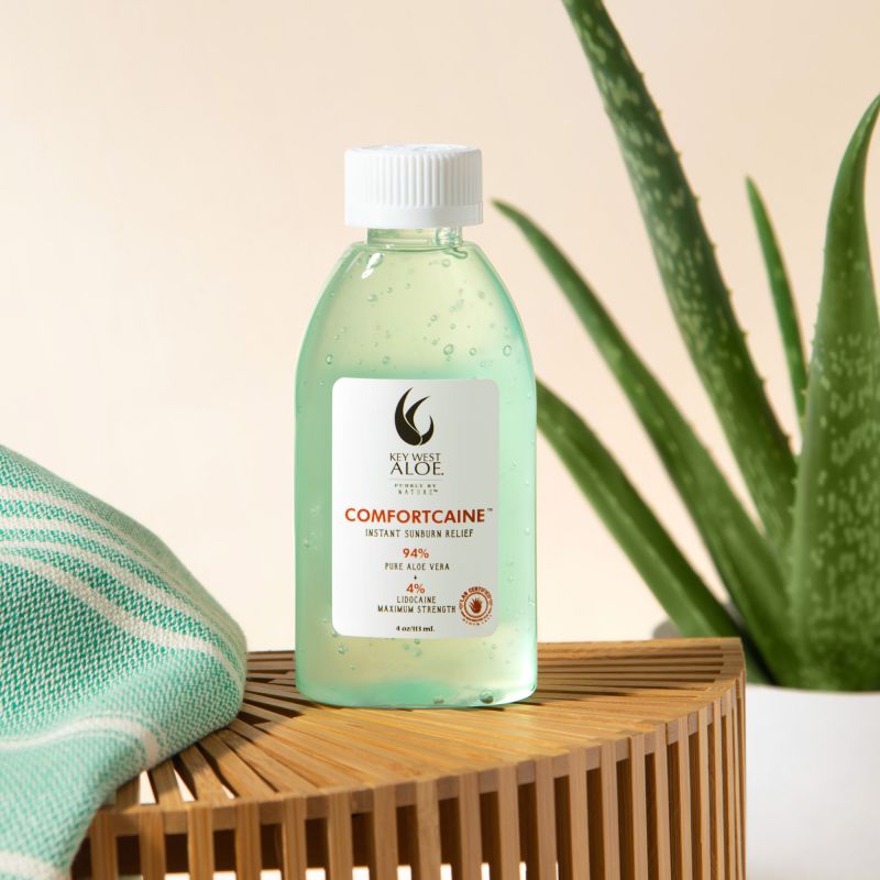 Key West Aloe Comfortcaine | Aloe & Lidocaine Sunburn Gel