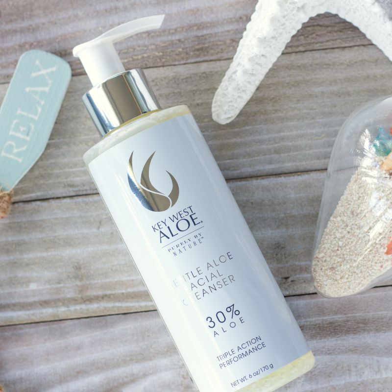 Gentle Aloe Facial Cleanser 6oz | Hydrating Aloe Vera Face Wash