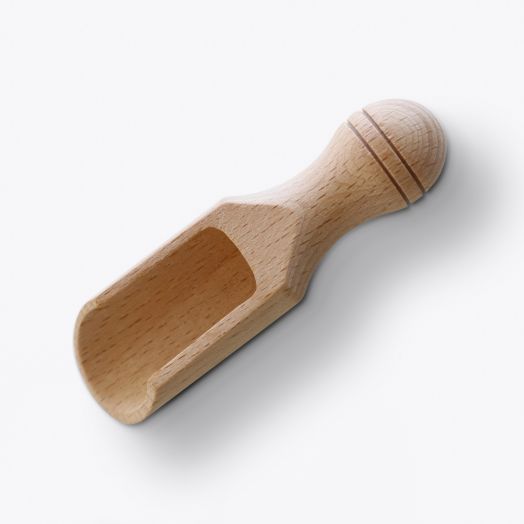 Natural Wooden Scoops for Salt Scrubs