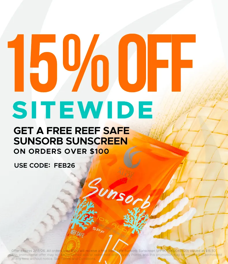 15% Off Orders Over $90 Use code FEB26