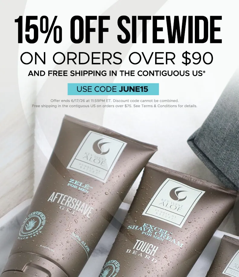 15% OFF ORDERS $90+ USE CODE JUNE15