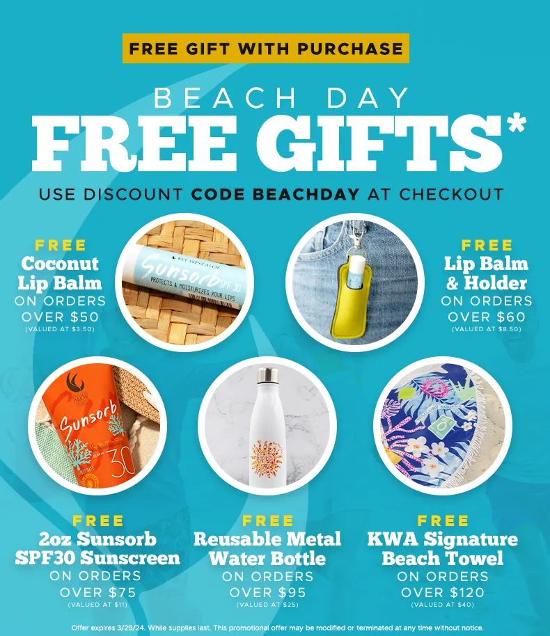 Up to $40 in Free Gifts With Code BEACHDAY