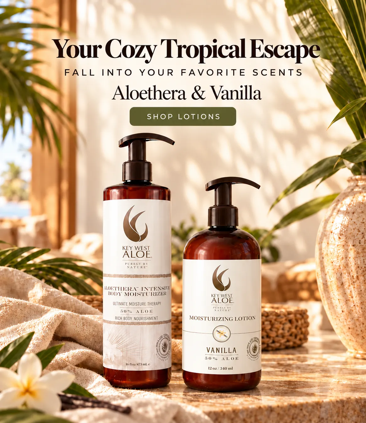 Shop Cozy Scents: Vanilla & Aloethera