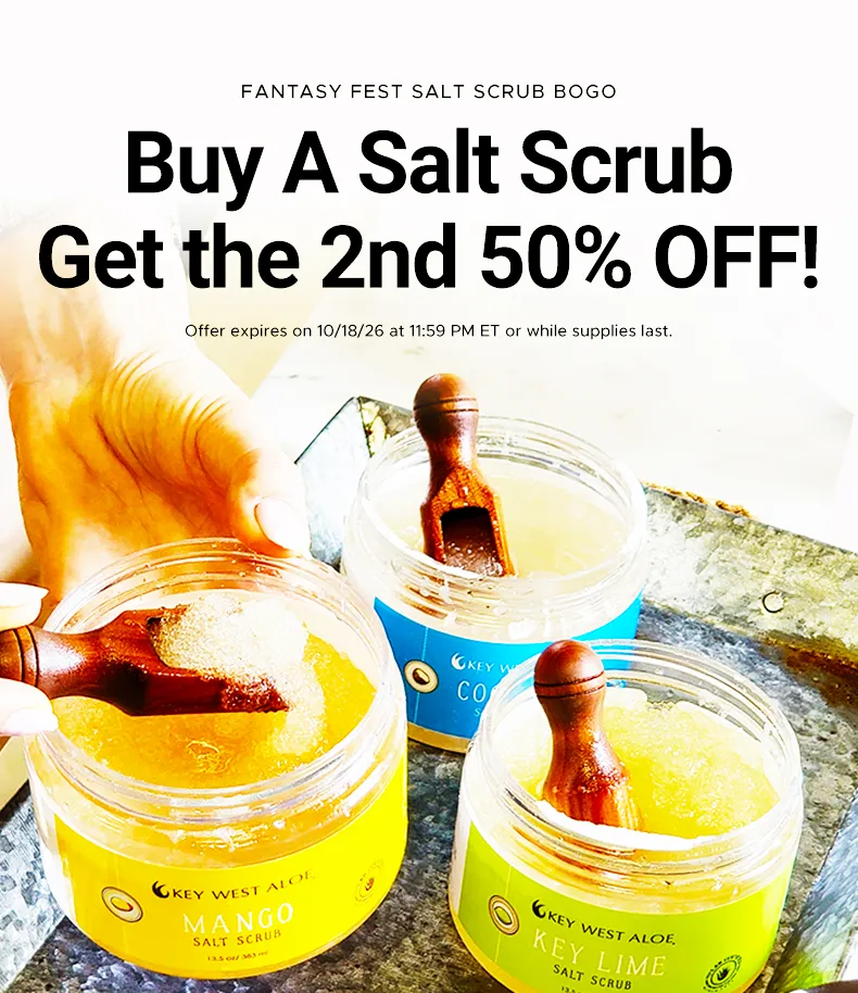 BUY ONE GET ONE 50% OFF ON SALT SCRUBS