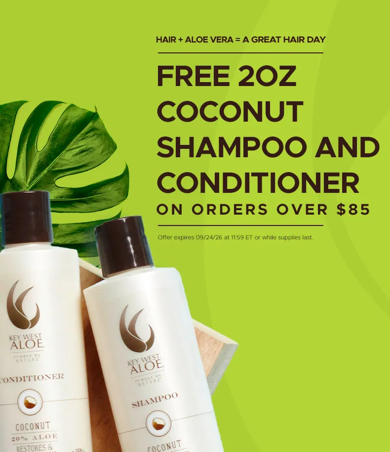 FREE SHAMPOO & CONDITIONER WITH PURCHASE $85+