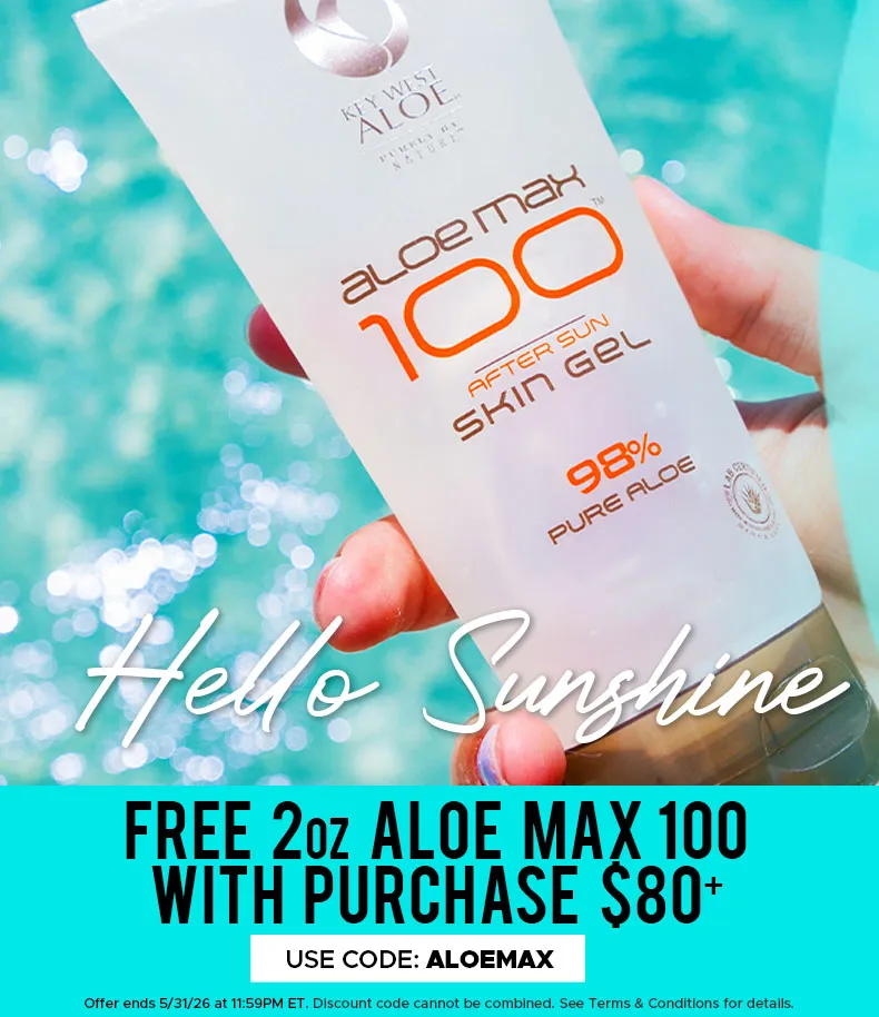FREE ALOE MAX 100 WITH ORDERS $80+ USE CODE ALOEMAX