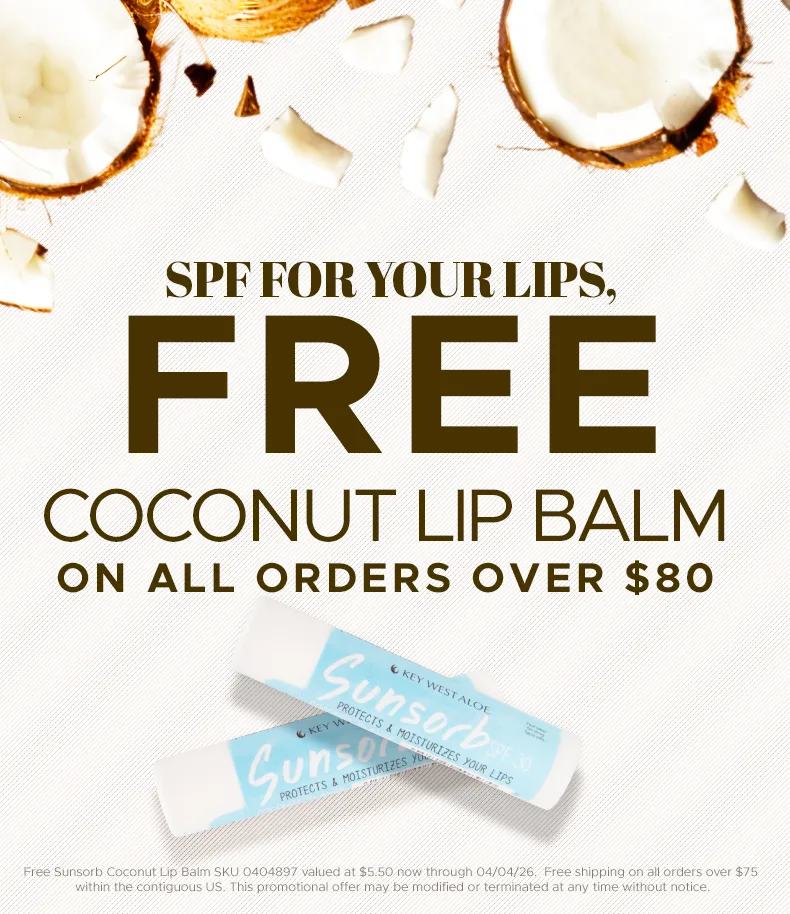 FREE LIP BALM WITH PURCHASE $80+
