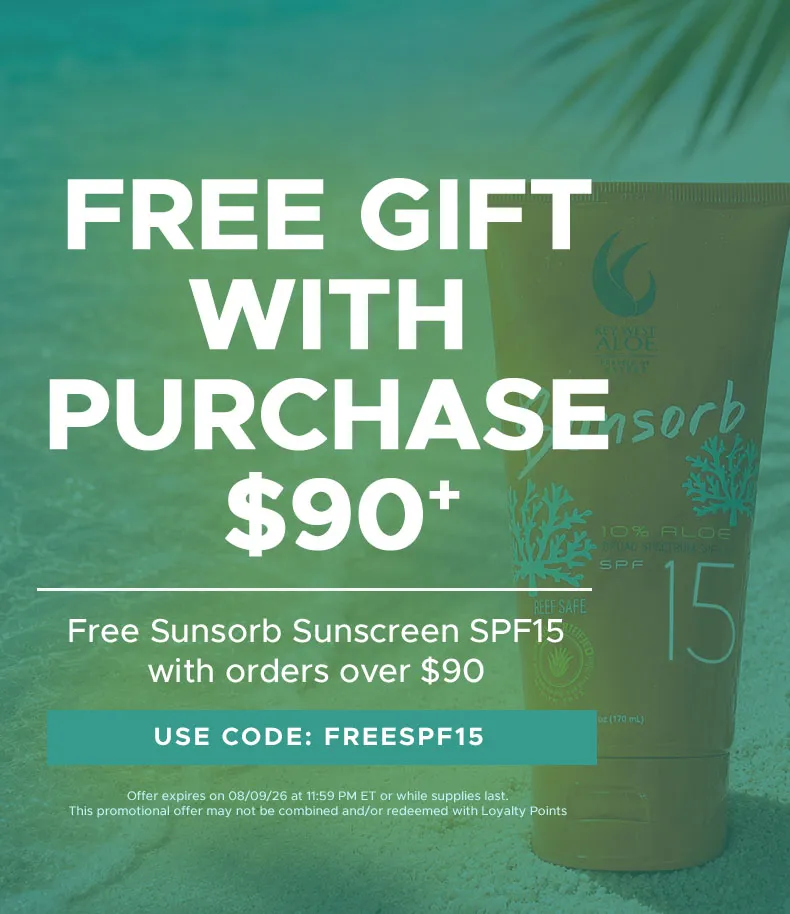FREE SUNSORB SUNSCREEN SPF15 WITH ORDERS $90+