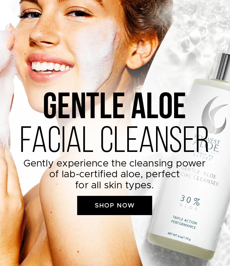 Gentle Aloe Facial Cleanser Is In Stock