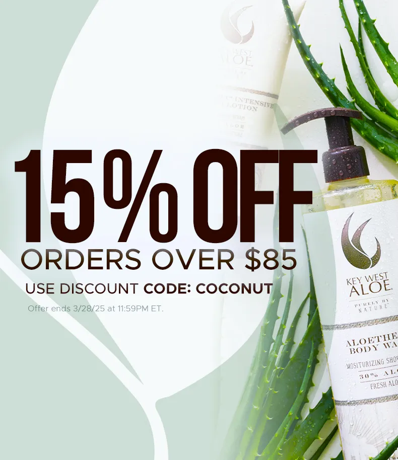 15% OFF ORDERS $85+ USE CODE COCONUT