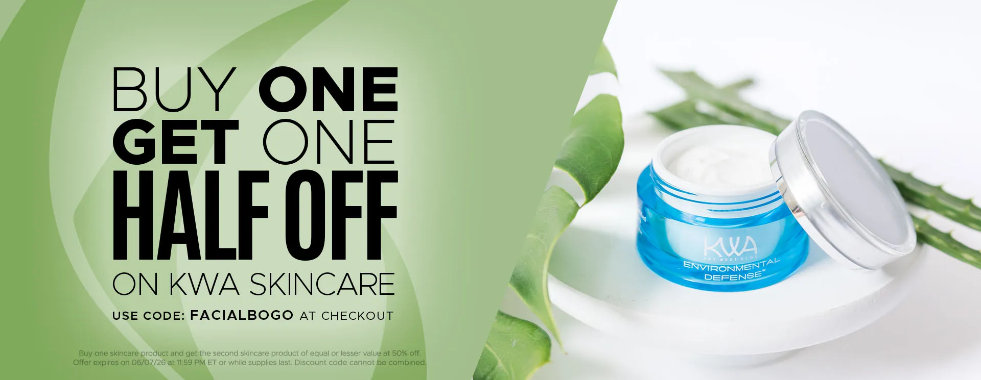 BUY 1 SKINCARE PRODUCT GET 2ND 50% OFF USE CODE FACIALBOGO