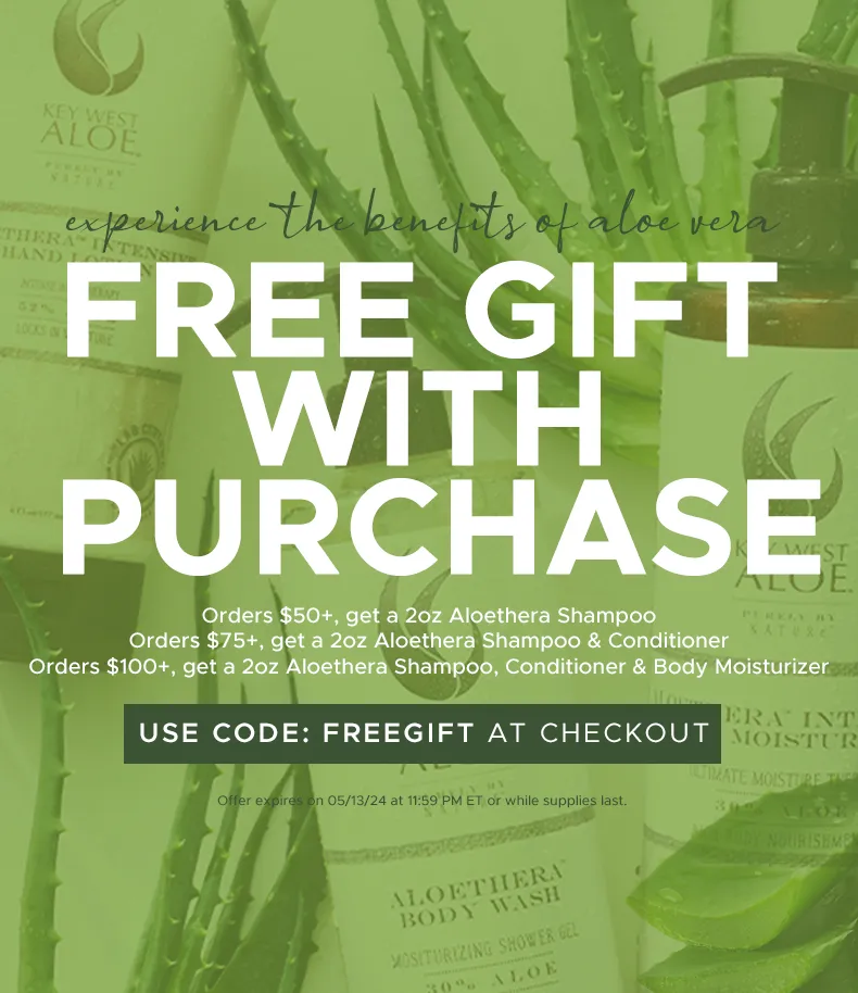 FREE GIFT WITH PURCHASE $50+ USE CODE FREEGIFT