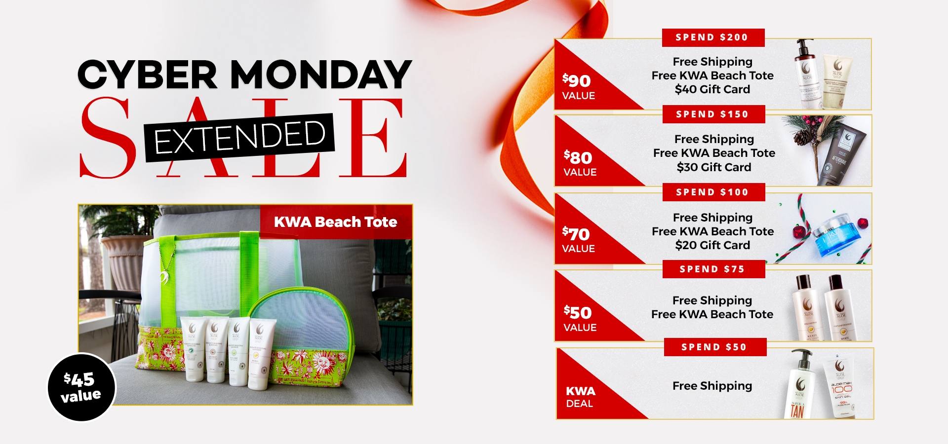 Cyber Monday Extended - Get up to $90 in Free Gifts!