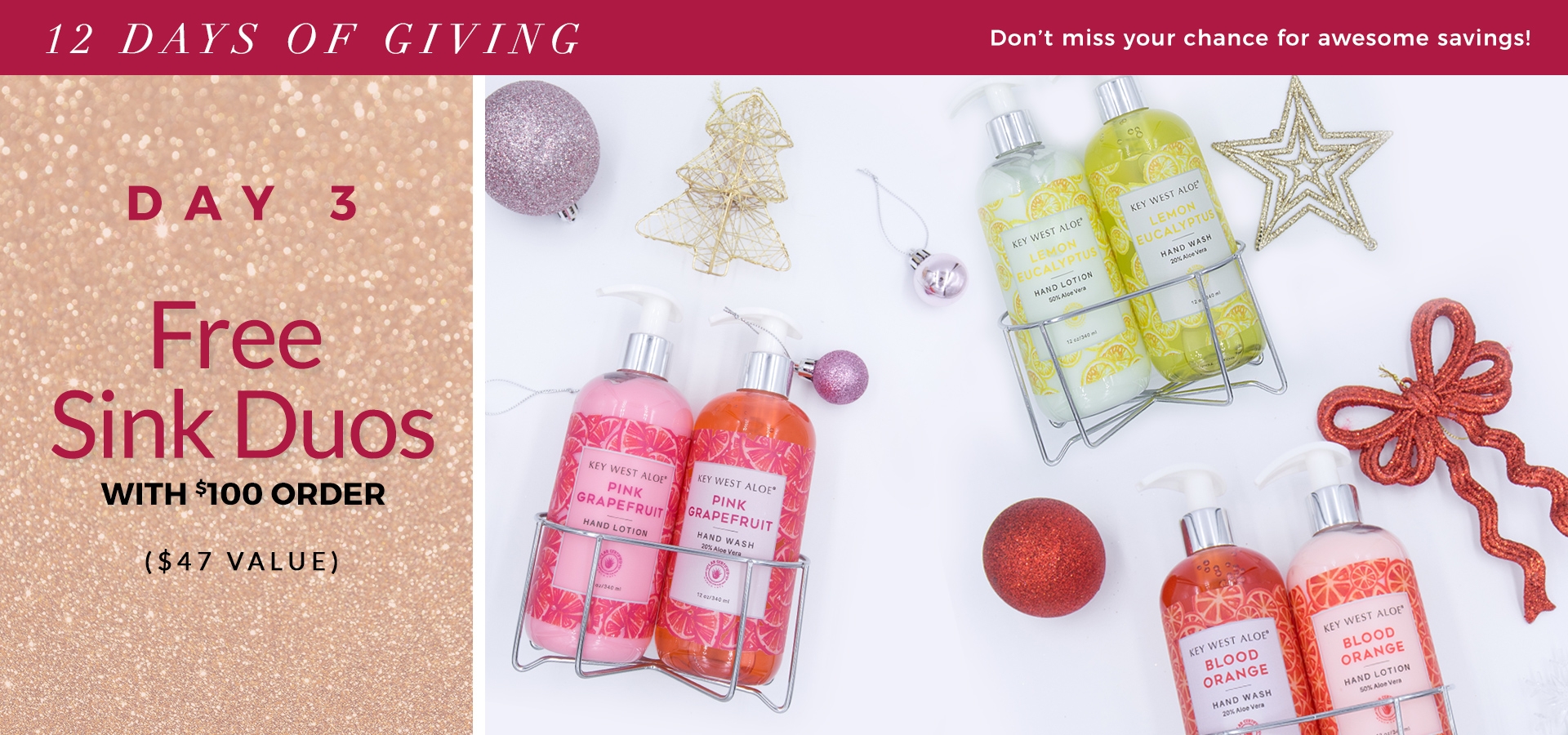 Free Sink Duo with a $100 Order