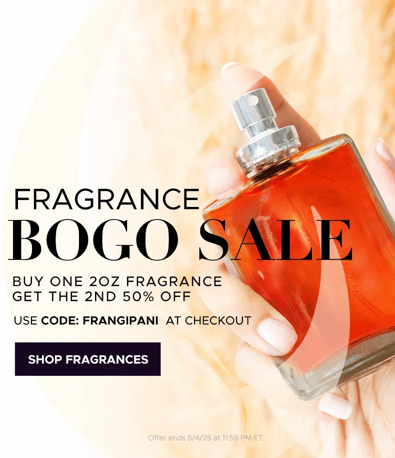 BUY A 2OZ FRAGRANCE GET THE 2ND 50% OFF USE CODE FRANGIPANI