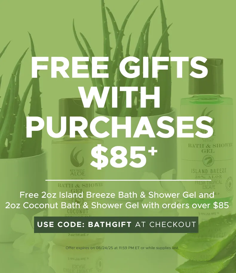 FREE GIFTS WITH PURCHASE $85+ USE CODE BATHGIFT