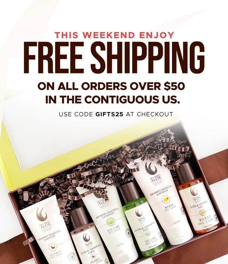 FREE SHIPPING ON ORDERS $50+ USE CODE GIFTS25
