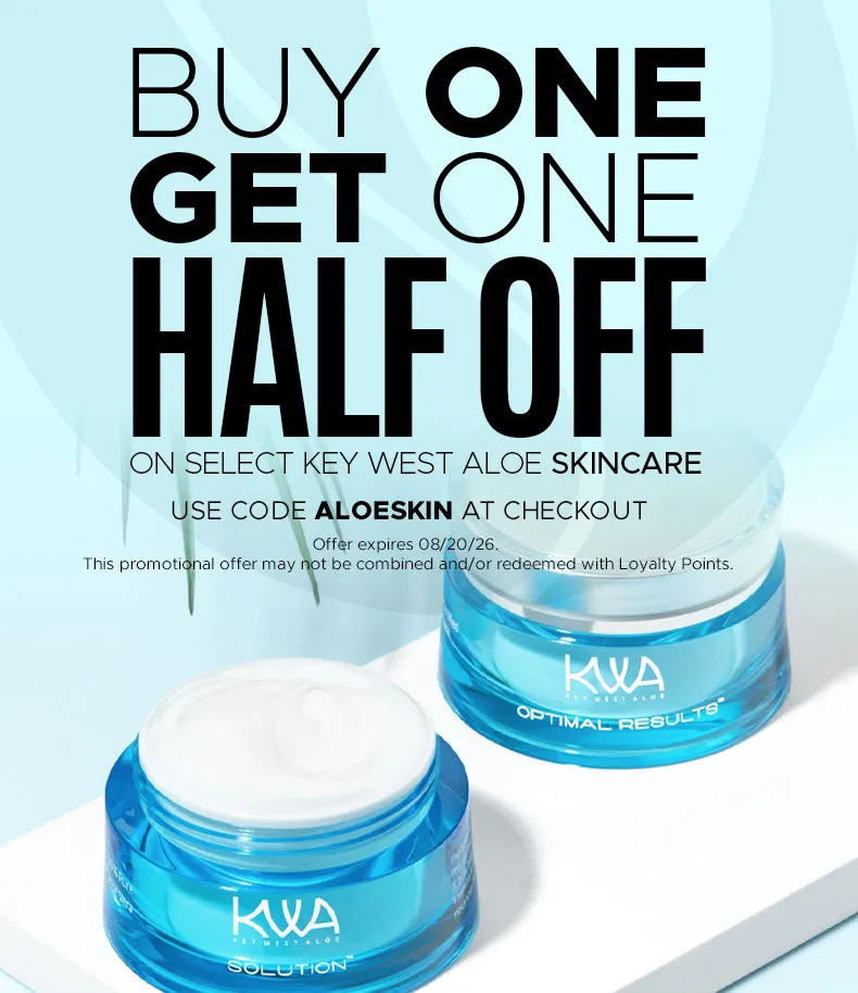 BUY 1 SKINCARE PRODUCT GET 2ND 50% OFF USE CODE ALOESKIN