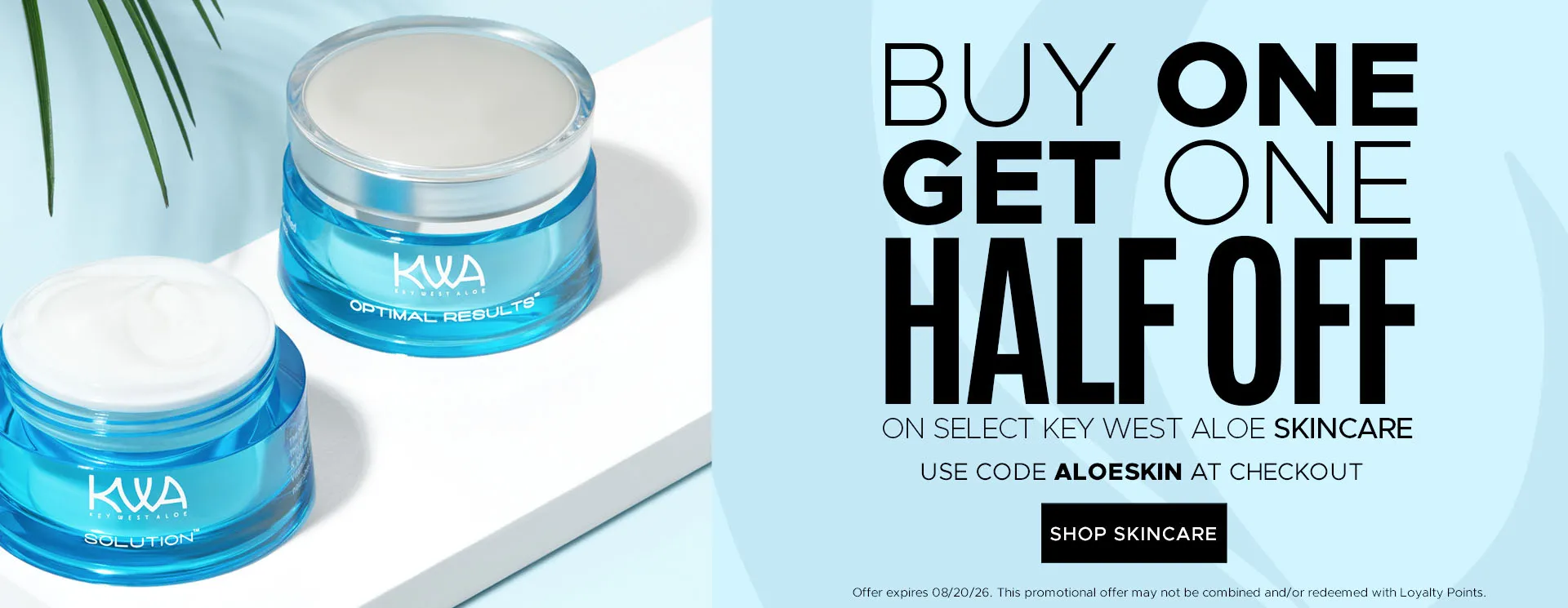BUY 1 SKINCARE PRODUCT GET 2ND 50% OFF USE CODE ALOESKIN